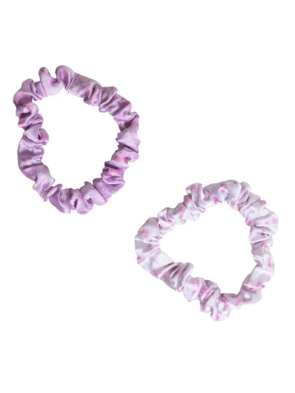 LoveShackFancy x Target Goody Happy Thoughts Skinny Satin Scrunchie 5CT Hibiscus